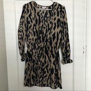 Parker Leopard Dress Sz L